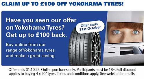 Yokohama Tyre Cashback Offer